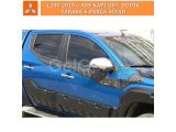 MITSUBISHI L200 2019+ ABS KAPI DODİK YARASA ÜST 6 PARÇA SİYAH
