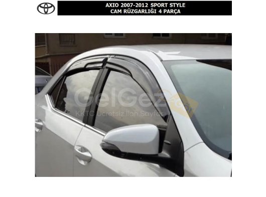 TOYOTA AXIO 2007-12 SPORT STYLE CAM RÜZGARLIĞI, 4LÜ