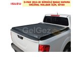 ISUZU D-MAX 2012-20 SÜRGÜLÜ BAGAJ KAPAMA ORİJİNAL ROLLBAR İÇİN, SİYAH