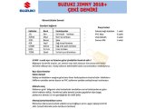SUZUKI JIMNY 2018+ ÇEKİ DEMİRİ