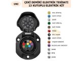 ÜNİVERSAL ÇEKİ DEMİRİ ELEKTRİK TESİSATI 13 KUTUPLU ELEKTRİK KİT