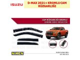 ISUZU D-MAX 2021+ KROMLU CAM RÜZGARLIĞI