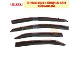 ISUZU D-MAX 2021+ KROMLU CAM RÜZGARLIĞI