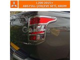 MITSUBISHI L200 2015+ ABS FULL ÇERÇEVE SETİ, KROM