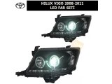 TOYOTA HILUX VIGO 2008-2011 LED FAR SETİ PMMA