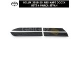 TOYOTA HILUX 2018-20 ABS KAPI DODİK SETİ 4 PARÇA SİYAH