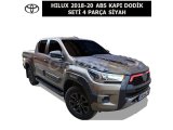 TOYOTA HILUX 2018-20 ABS KAPI DODİK SETİ 4 PARÇA SİYAH