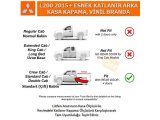 MITSUBISHI L200 2015+ ESNEK KATLANIR ARKA KASA KAPAMA, VİNİL BRANDA