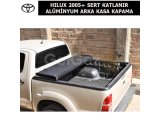 TOYOTA HILUX 2005+ SERT ÜÇE-KATLANIR ALÜMİNYUM ARKA KASA KAPAMA