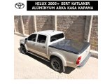 TOYOTA HILUX 2005+ SERT ÜÇE-KATLANIR ALÜMİNYUM ARKA KASA KAPAMA