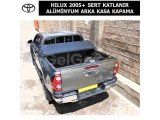 TOYOTA HILUX 2005+ SERT ÜÇE-KATLANIR ALÜMİNYUM ARKA KASA KAPAMA