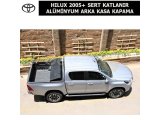TOYOTA HILUX 2005+ SERT ÜÇE-KATLANIR ALÜMİNYUM ARKA KASA KAPAMA