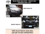 TOYOTA HILUX REVO 2016-19 GÖRÜNÜMÜNDEN ROCCO 2021 GÖRÜNÜMÜNE DÖNÜŞÜM BODY KİTİ
