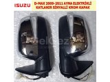 ISUZU D-MAX 2009-11 AYNA ELEKTRİKLİ KATLANIR SİNYALLİ, KROM KAPAKLI, SOL