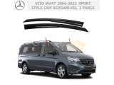 MERCEDES VITO W447 2004-2022 SPORT STYLE CAM RÜZGARLIĞI, 2 PARÇA