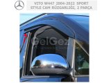 MERCEDES VITO W447 2004-2022 SPORT STYLE CAM RÜZGARLIĞI, 2 PARÇA