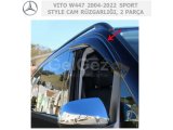 MERCEDES VITO W447 2004-2022 SPORT STYLE CAM RÜZGARLIĞI, 2 PARÇA