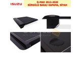 ISUZU D-MAX 2012-20 SÜRGÜLÜ BAGAJ KAPAMA, SİYAH