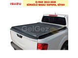 ISUZU D-MAX 2012-20 SÜRGÜLÜ BAGAJ KAPAMA, SİYAH