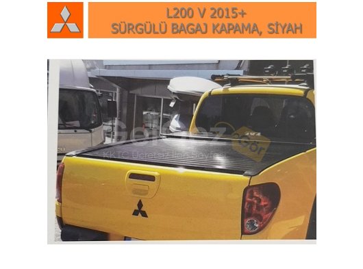 MITSUBISHI L200 2015+ SÜRGÜLÜ BAGAJ KAPAMA, SİYAH
