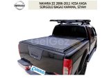 NİSSAN NAVARA III 2006-11 KISA KASA SÜRGÜLÜ BAGAJ KAPAMA, SİYAH