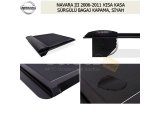 NİSSAN NAVARA III 2006-11 KISA KASA SÜRGÜLÜ BAGAJ KAPAMA, SİYAH