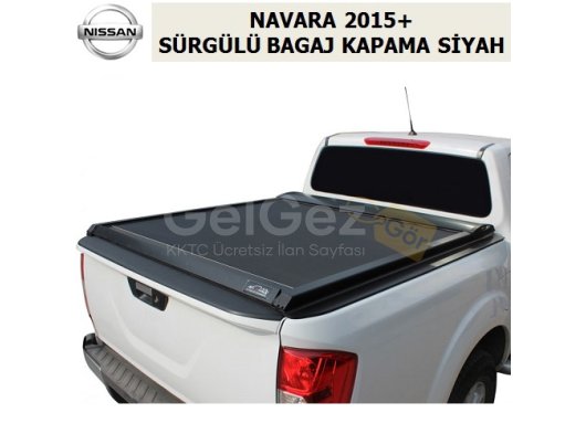 NISSAN NAVARA 2015+ SÜRGÜLÜ BAGAJ KAPAMA, SİYAH