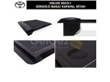 TOYOTA HILUX 2015+ SÜRGÜLÜ BAGAJ KAPAMA, SİYAH