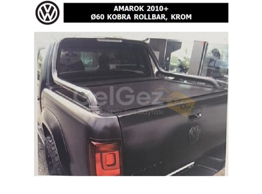 VOLKSWAGEN AMAROK 2010+ SÜRGÜLÜ BAGAJ KAPAMA, SİYAH