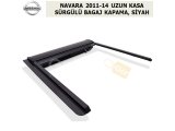 NISSAN NAVARA 2011-14 UZUN KASA SÜRGÜLÜ BAGAJ KAPAMA, SİYAH