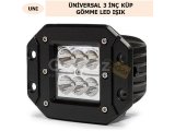 ÜNİVERSAL 3″ KÜP GÖMME LED IŞIK
