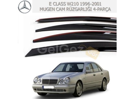 MERCEDES E CLASS W210 1996-2001 4 PARÇA MÜGEN CAM RÜZGARLIĞI