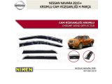 NISSAN NAVARA 2015+ KROMLU CAM RÜZGARLIĞI