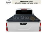 NISSAN NAVARA 2015+ SÜRGÜLÜ BAGAJ KAPAMA, SİYAH