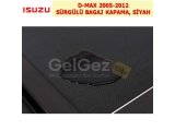 ISUZU D-MAX 2005-12 SÜRGÜLÜ BAGAJ KAPAMA, SİYAH