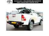 TOYOTA HILUX 2015+ GÜÇLENDİRİLMİŞ SENSÖRSÜZ IŞIKLI DAKAR ARKA TAMPON, SİYAH