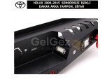 TOYOTA HILUX 2006-2015 GÜÇLENDİRİLMİŞ SENSÖRSÜZ IŞIKLI DAKAR ARKA TAMPON, SİYAH