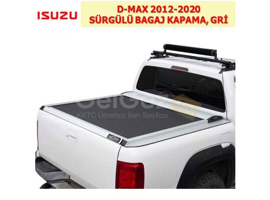 ISUZU D-MAX 2012-20 SÜRGÜLÜ BAGAJ KAPAMA, GRİ