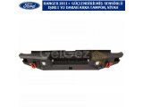 FORD RANGER 2011+ GÜÇLENDİRİLMİŞ SENSÖRLÜ IŞIKLI V2 DAKAR ARKA TAMPON, SİYAH