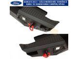 FORD RANGER 2011+ GÜÇLENDİRİLMİŞ SENSÖRLÜ IŞIKLI V2 DAKAR ARKA TAMPON, SİYAH
