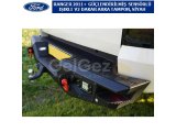 FORD RANGER 2011+ GÜÇLENDİRİLMİŞ SENSÖRLÜ IŞIKLI V2 DAKAR ARKA TAMPON, SİYAH