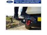 FORD RANGER 2011+ GÜÇLENDİRİLMİŞ SENSÖRLÜ IŞIKLI V2 DAKAR ARKA TAMPON, SİYAH