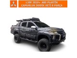 MITSUBISHI L200 2019+ÇAMURLUK DODİK ABS PLASTİK SETİ 8 PARÇA