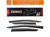 MITSUBISHI L200 2008-15 SPORT STYLE CAM RÜZGARLIĞI, 4 PARÇA