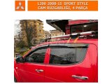 MITSUBISHI L200 2008-15 SPORT STYLE CAM RÜZGARLIĞI, 4 PARÇA