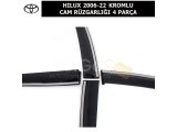 TOYOTA HILUX 2006 -22 KROMLU CAM RÜZGARLIĞI 4 PARÇA