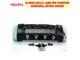 ISUZU D-MAX 2012+ ABS ÖN TAMPON KORUMA, SİYAH-KROM