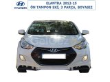 HYUNDAI ELANTRA 2012-15 ÖN TAMPON EKİ, 3 PARÇA, BOYASIZ