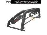 TOYOTA HILUX VIGO-REVO 2012-23 SPORT ROLLBAR PASLANMAZ ÇELİK PARLAK SİYAH