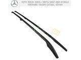 MERCEDES VITO W639 2003+ ORTA ŞASİ SİYAH ABS PLASTİK AYAKLI YEKPARE TAVAN ÇITASI, SİYAH